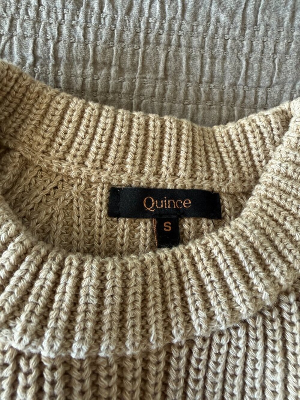Quince Fisherman Cotton Sweater